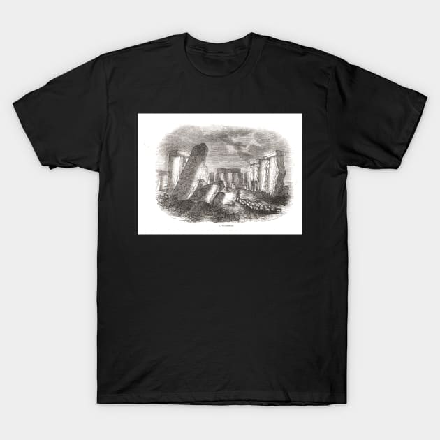 Stonehenge prehistoric monument, England T-Shirt by artfromthepast